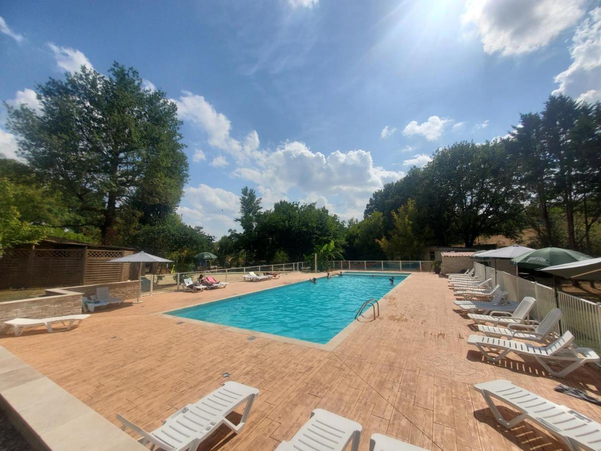 Camping Nature Le Valenty Mobil-Home-Dordogne Panoramique Clim Piscine Soturac 외부 사진