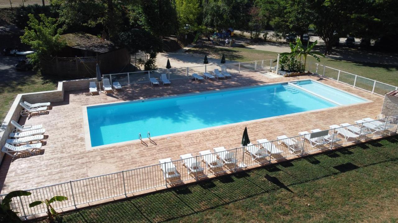 Camping Nature Le Valenty Mobil-Home-Dordogne Panoramique Clim Piscine Soturac 외부 사진