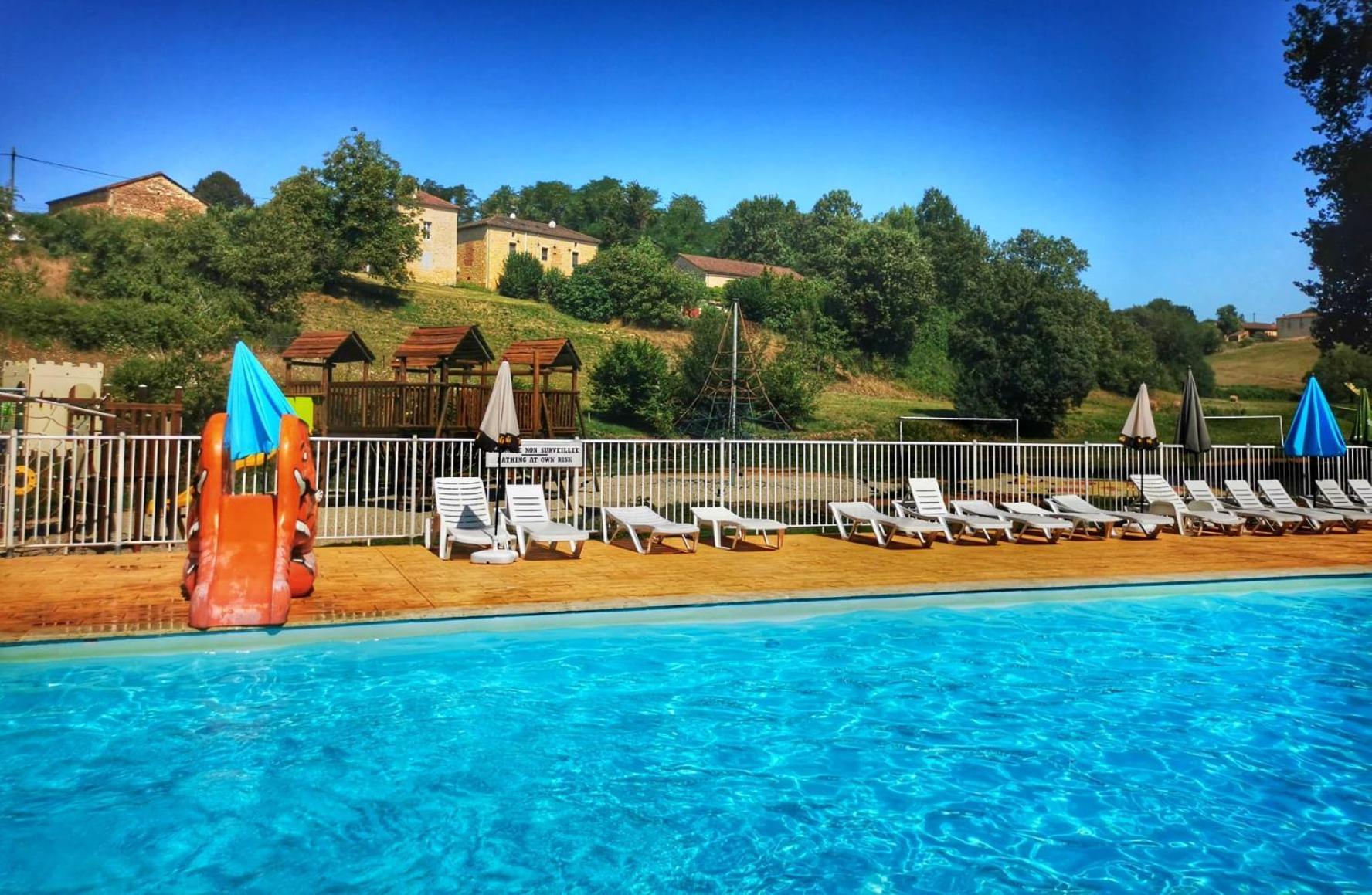 Camping Nature Le Valenty Mobil-Home-Dordogne Panoramique Clim Piscine Soturac 외부 사진