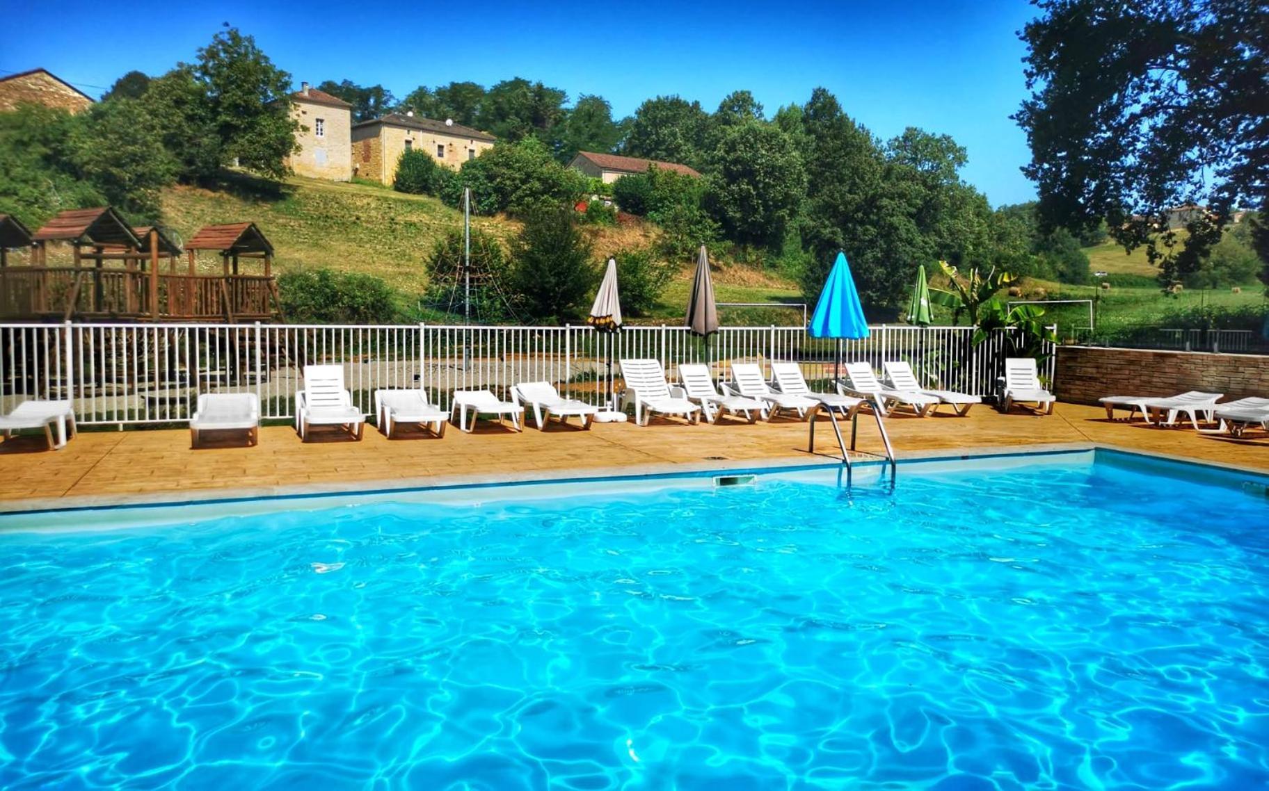 Camping Nature Le Valenty Mobil-Home-Dordogne Panoramique Clim Piscine Soturac 외부 사진